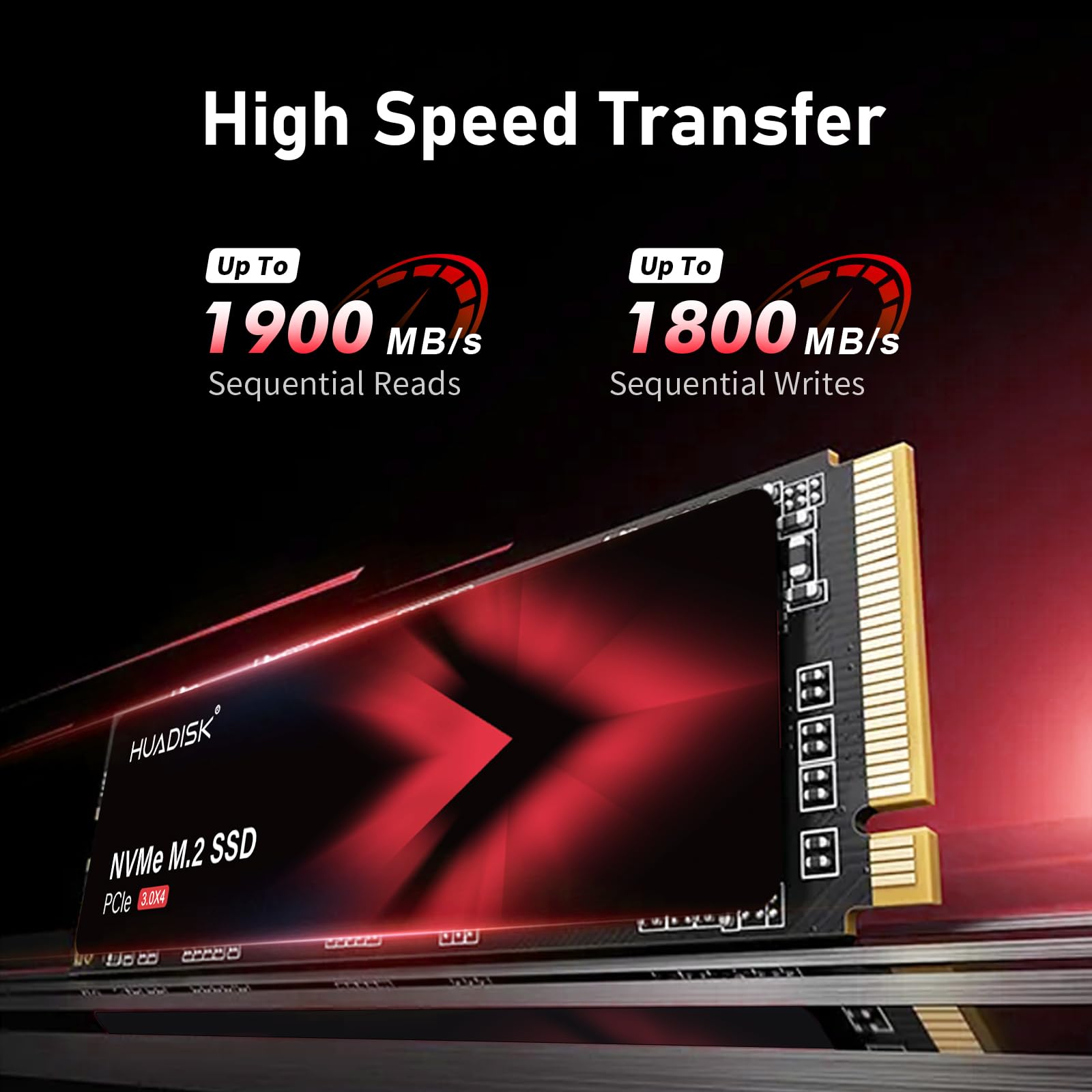 Amazon.com: HUADISK M.2 NVMe SSD, M.2 2280 SSD with Heatsink 256GB